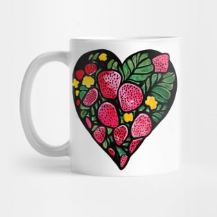 Strawberry Heart Mug